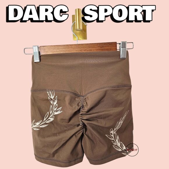Darc Sport Scrunch Shorts Olive Small - Picture 3 of 7